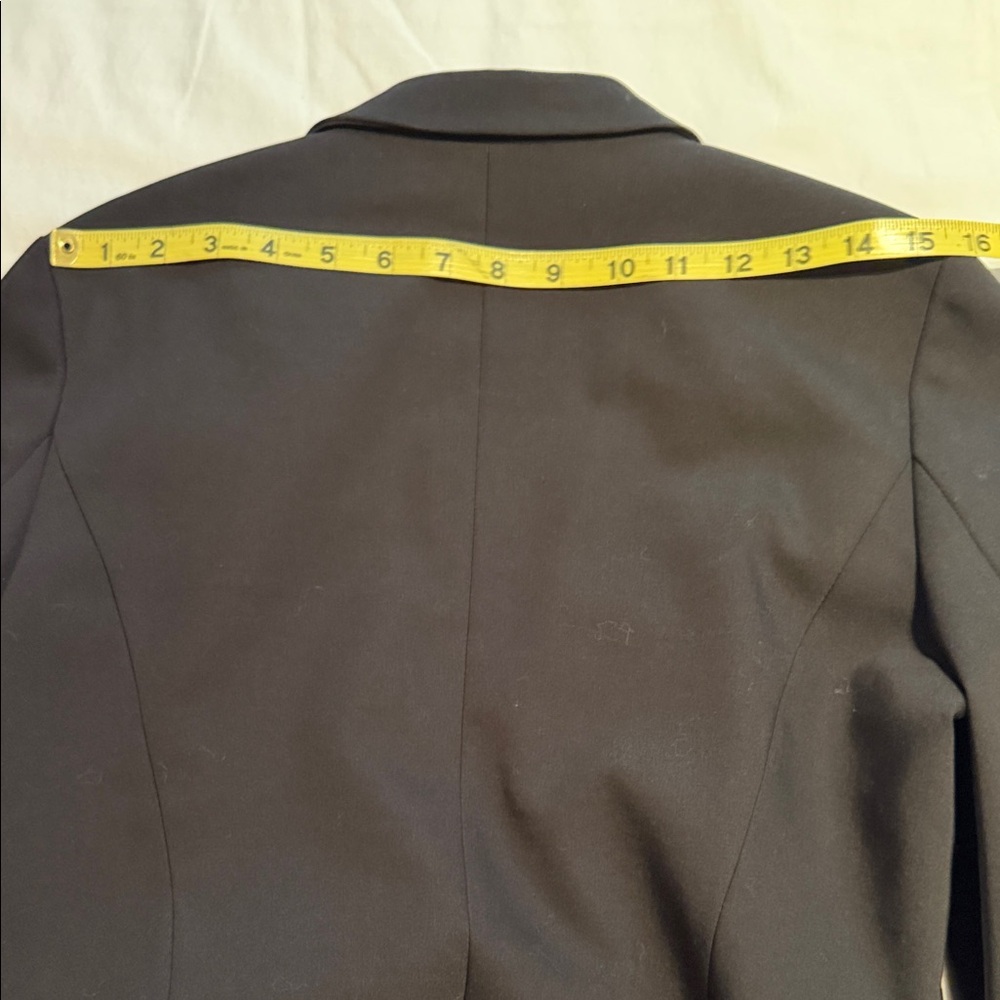 Zara Black Single-Button Blazer with Stud Embellished Cuffs - Picture 10 of 12
